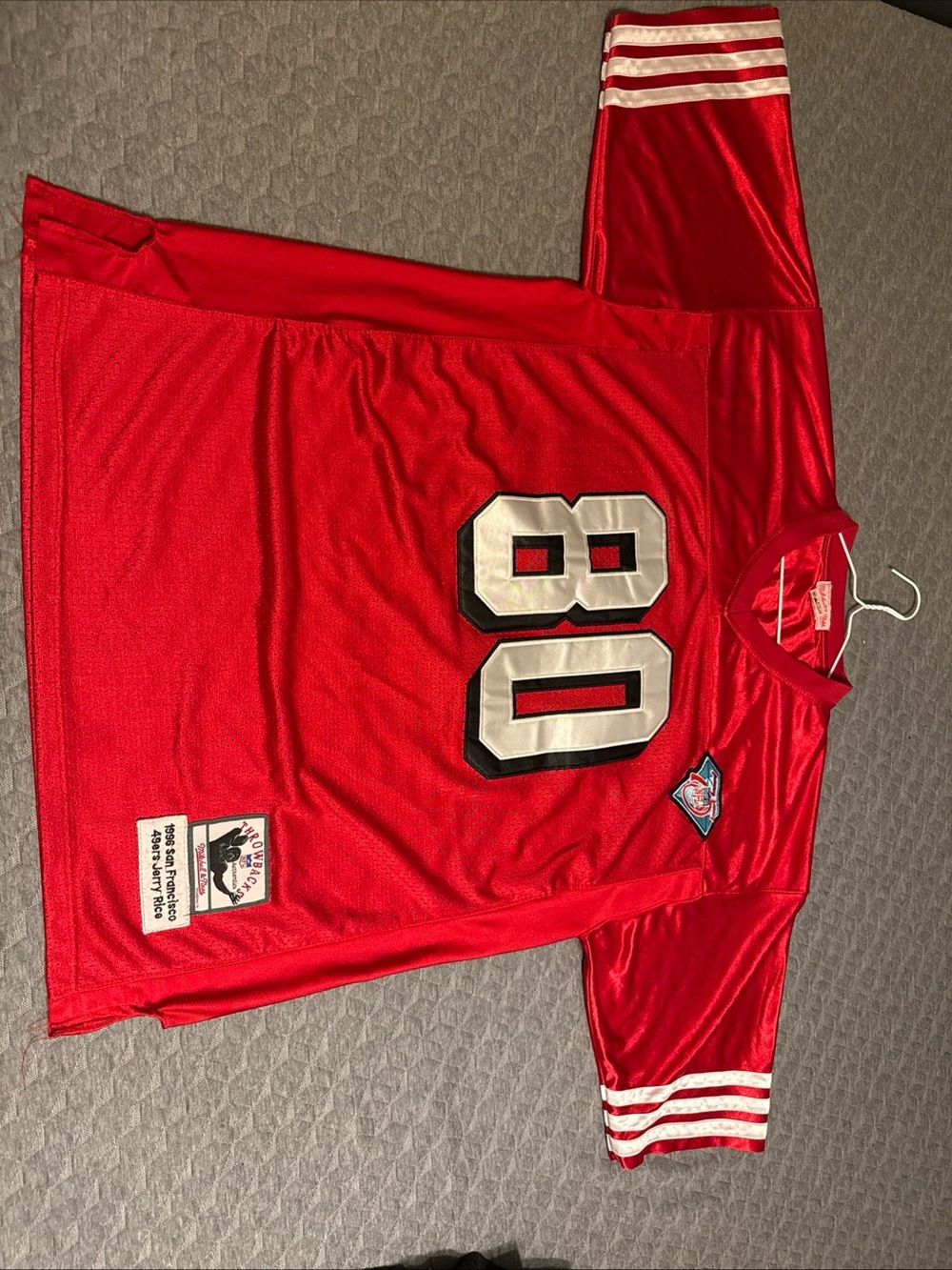 Mitchell & Ness 1996 Jerry Rice 49ers throwback jersey #80